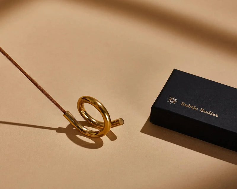 Brass Incense Holder Type 2 Subtle Bodies